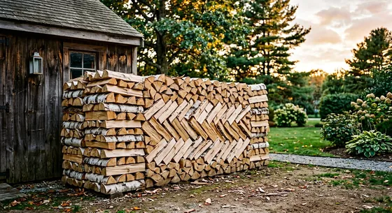 Укладка дров в Егорьевске, улица Парковая, 14